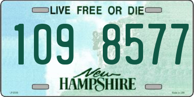 NH license plate 1098577
