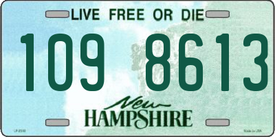 NH license plate 1098613