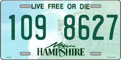 NH license plate 1098627