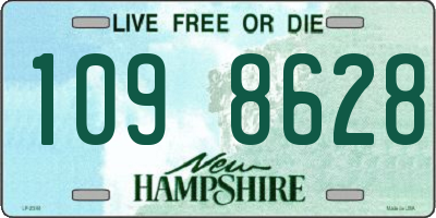NH license plate 1098628