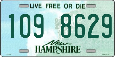NH license plate 1098629