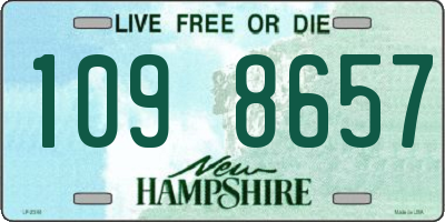 NH license plate 1098657