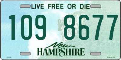NH license plate 1098677