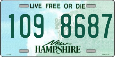 NH license plate 1098687