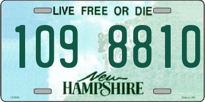 NH license plate 1098810