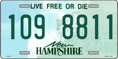 NH license plate 1098811
