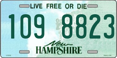 NH license plate 1098823