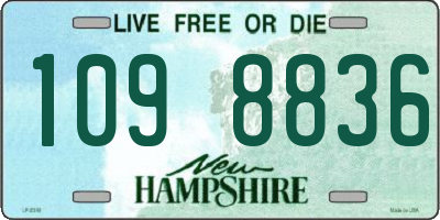 NH license plate 1098836