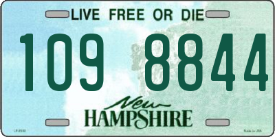 NH license plate 1098844