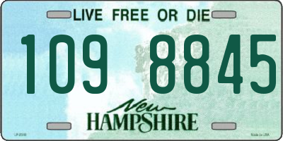 NH license plate 1098845