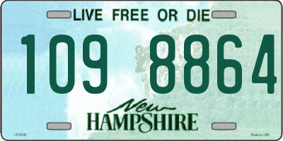 NH license plate 1098864