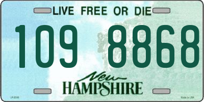 NH license plate 1098868