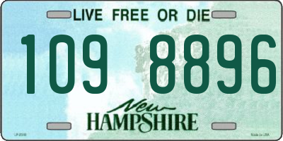 NH license plate 1098896