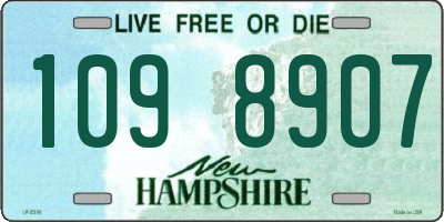 NH license plate 1098907