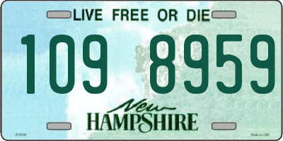 NH license plate 1098959