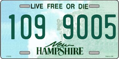 NH license plate 1099005