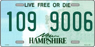 NH license plate 1099006