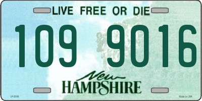 NH license plate 1099016