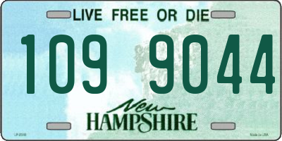 NH license plate 1099044