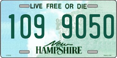 NH license plate 1099050