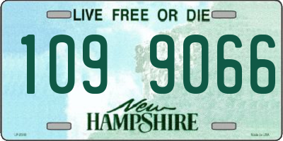 NH license plate 1099066