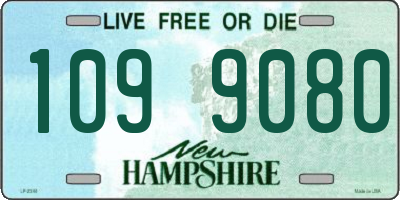 NH license plate 1099080