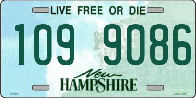 NH license plate 1099086