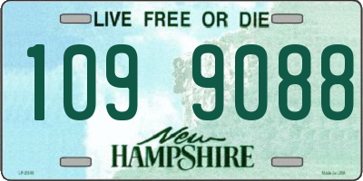 NH license plate 1099088