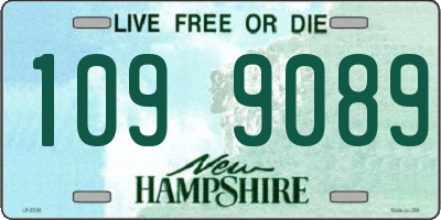 NH license plate 1099089