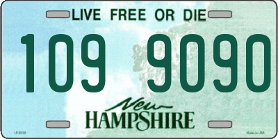 NH license plate 1099090