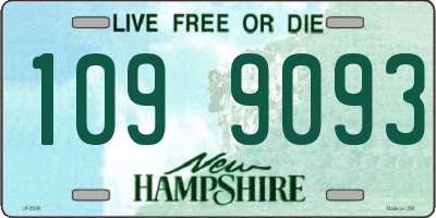 NH license plate 1099093