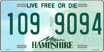 NH license plate 1099094