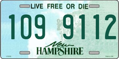 NH license plate 1099112