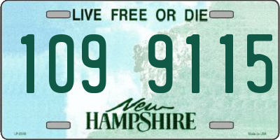 NH license plate 1099115