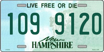 NH license plate 1099120