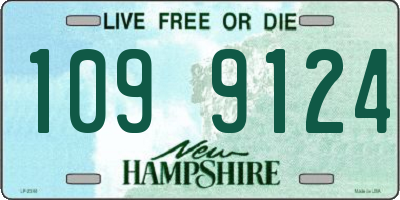 NH license plate 1099124