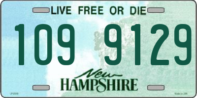 NH license plate 1099129