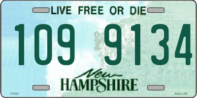 NH license plate 1099134