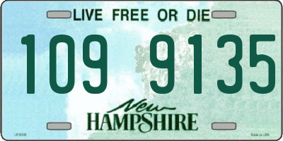 NH license plate 1099135