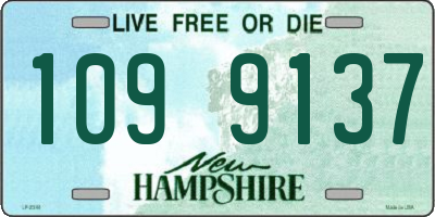 NH license plate 1099137