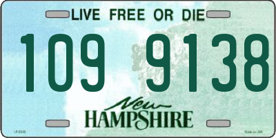 NH license plate 1099138