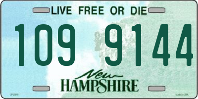 NH license plate 1099144