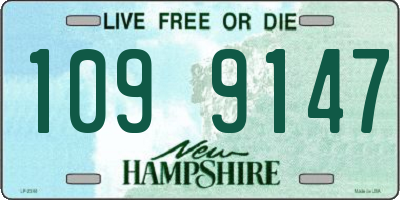 NH license plate 1099147