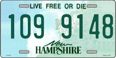 NH license plate 1099148