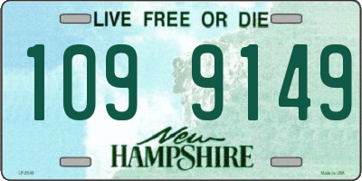 NH license plate 1099149