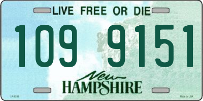 NH license plate 1099151