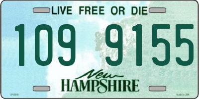 NH license plate 1099155
