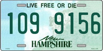 NH license plate 1099156