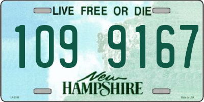 NH license plate 1099167