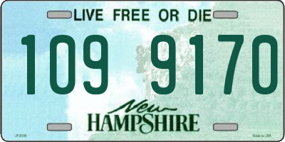 NH license plate 1099170